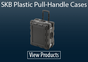 SKB Plastic Pull-Handle Cases
